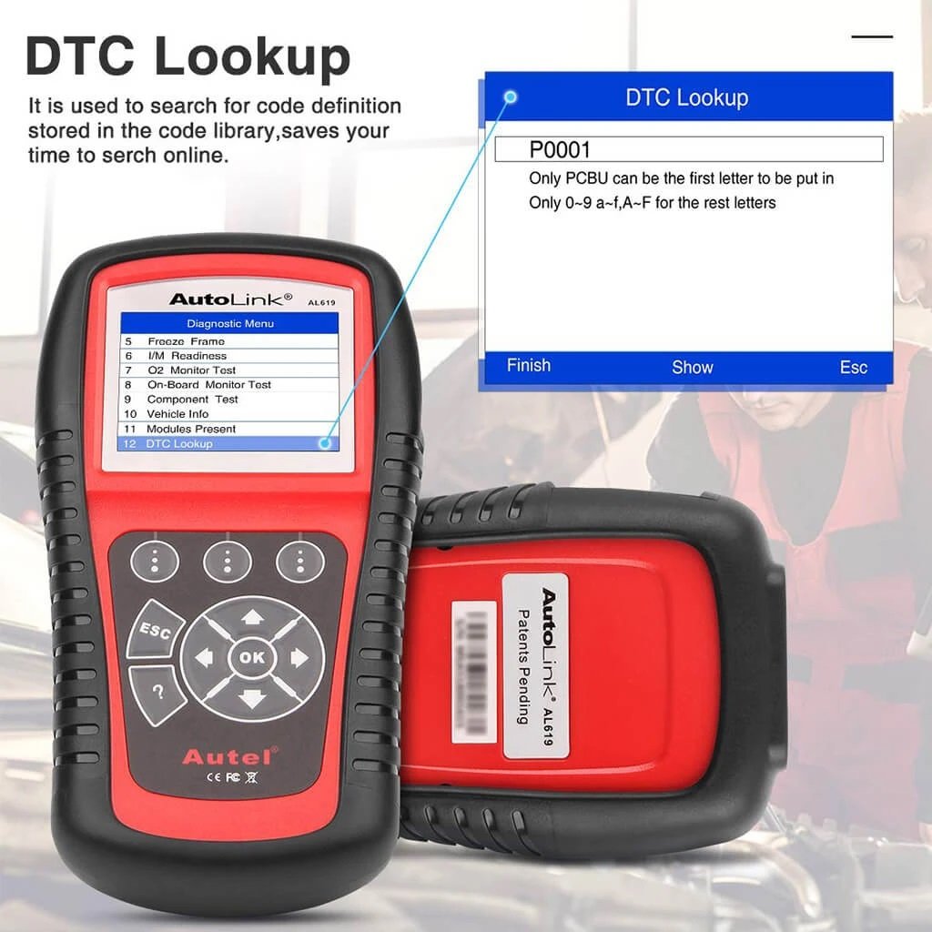 Autel Autolink Al619 Obdii Can Abs And Srs Scan Tool Update Online