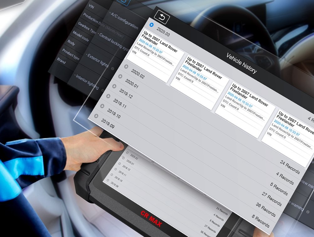 iCarsoft CR Max BT Bluetooth-Professional Multibrand Automotive Diagnostic  Scann