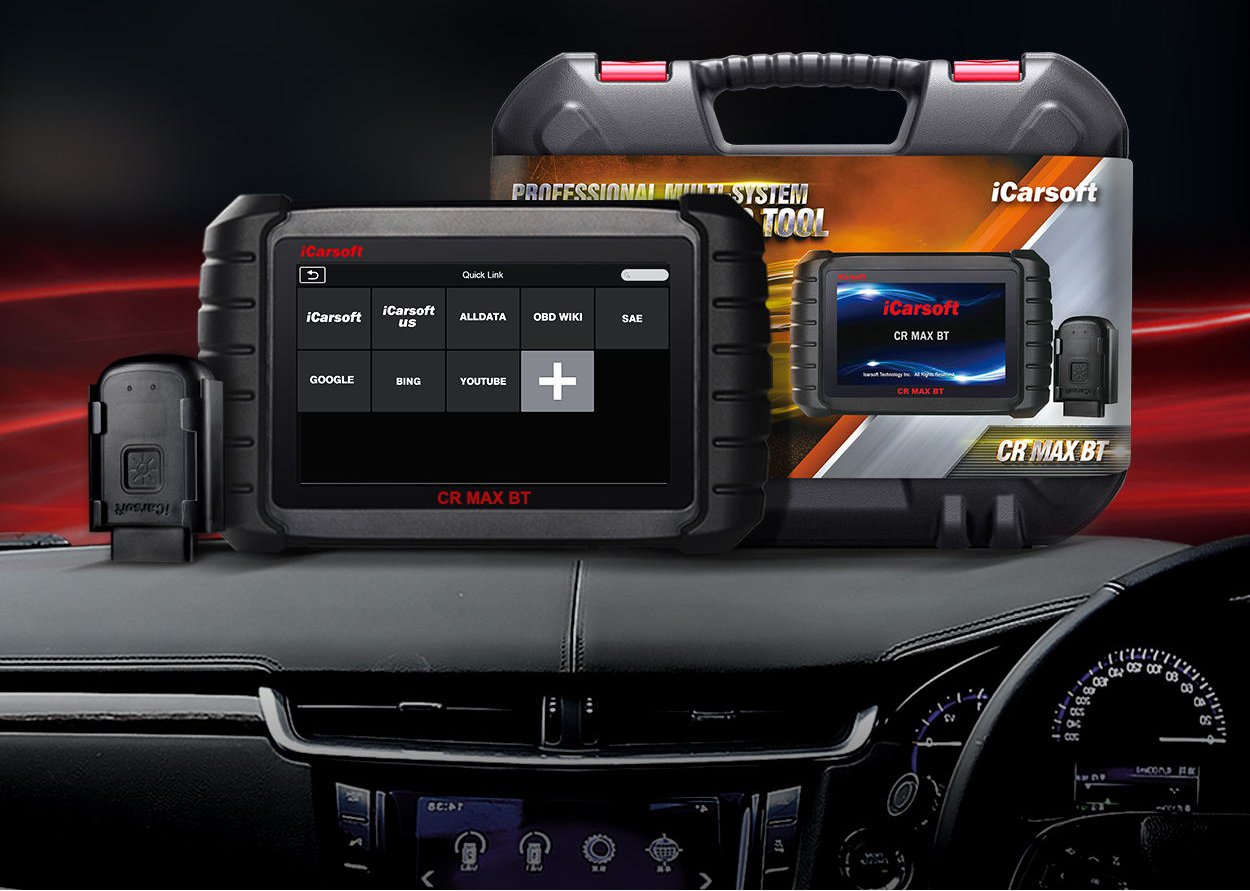 iCarsoft CR MAX Bluetooth Professional Multi-brand Multi-system Car  Diagnostic Tool