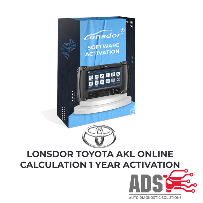 Lonsdor Toyota AKL Online Calculation 1 Year Activation (K518 & KH100)