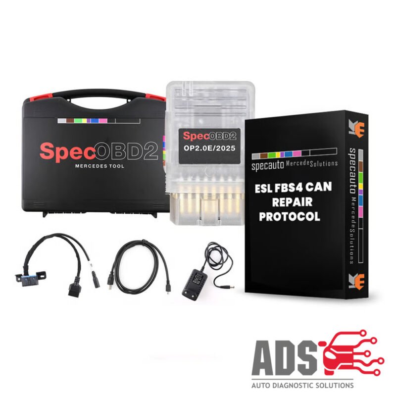 SpecAuto SpecOBD2 Mercedes Tool With ESL FBS4 CAN Repair protocol