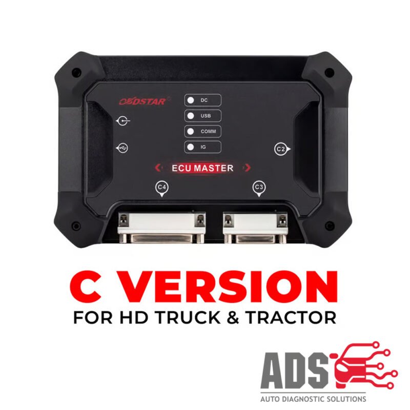 OBDSTAR ECU MASTER Configuration C – HD Trucks, Tractors & Heavy-Duty Vehicles